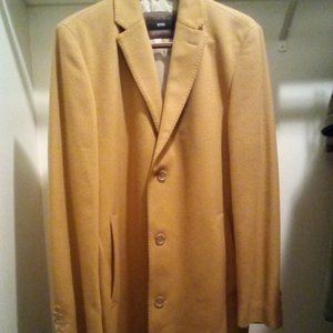 Hugo Boss Men's Cashmere Slim-Fit Coat